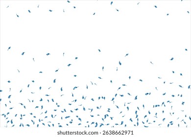 Blue confetti. Shiny ribbons falling on abstract background. Design template for party celebration and birthday banner background, confetti, Birthday, Holiday, New Year, Carnival festivity