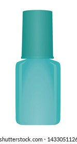 Blue container bottle. vector illustration