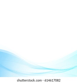 Blue contemporary abstract modern folder layout. Vector illustration