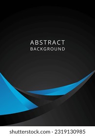 blue contrast abstract background, blue corporate waves background for banner and poster