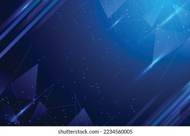 Blue copy space digital background free vector image