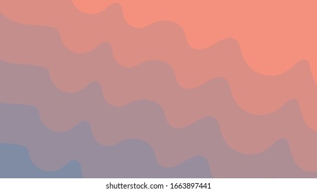 Blau-Korallenrosa-Fluid-Hintergrund.

