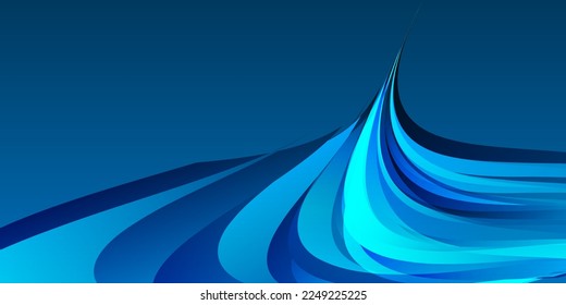 Blue corporate abstract background design