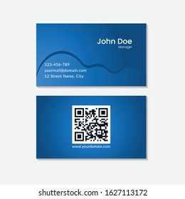 Blue Corporate Business Card Design