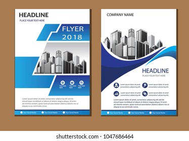 blue cover, abstract composition. Colorful header design for flyer, book, info banner frame, title sheet. Colored geometric shapes. Modern design. Brochure template layout. Vector illustration