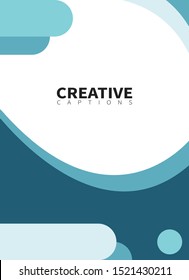 Blue cover for banner background