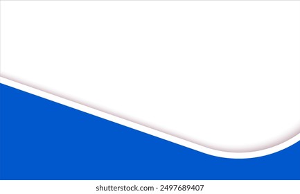 blue cover design, paper color. Abstract Blue and White Wave Background. Clean Blue and White Curved Background. Minimalist Blue Gradient Design. Modern Abstract White curvy line Art. pattern
