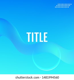 Blue covers design. Blue Minimal geometric pattern gradients.