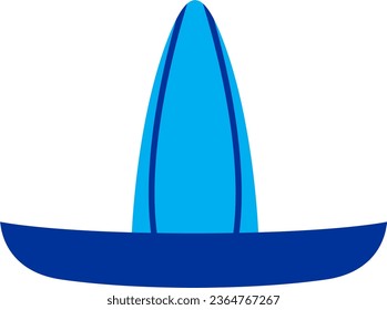 blue cow boy hat image vector transparent 