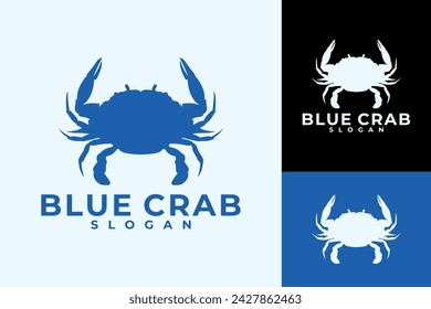 Blue Crab Seafood Farm Logo Design