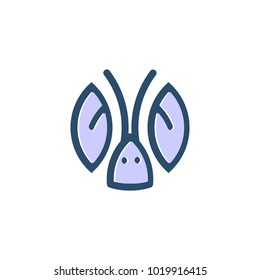 Blue Crap Head Logo Design