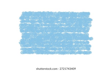 Ein blaues Stift-Rechteck mit einem Skizzenrahmen bildet ein Textfeld. Kreideabzeichen im Doodle- und Bannerstil fügt Unterstreichung hinzu. Kreativer Hintergrund unterstreicht Design in verspielter, moderner Präsentation.