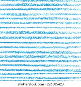 Blue crayon stripes pattern