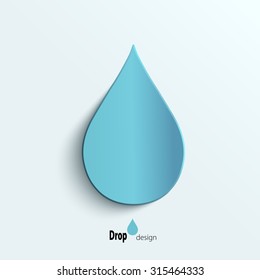 blue creative drop in quantity of three pieces