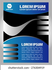Blue Creative Flyer Design for Business
