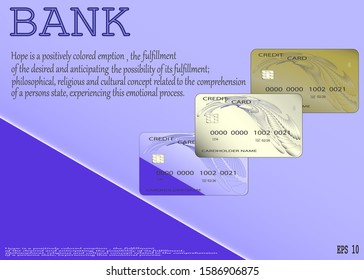Blue Credit Card - vector isolated icon. Payment flat concept.