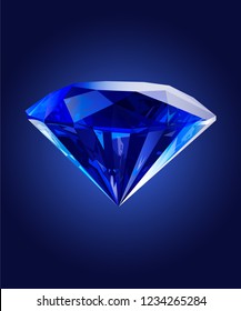 Blue cristal diamond
