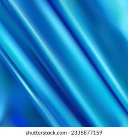 Blue crumpled fabric. Fabric sample. Element of decor. Clothes