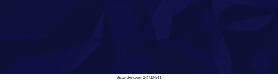 Blue crumpled paper texture background, Blue wrinkled paper texture. Vector illustration