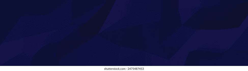 Blue crumpled paper texture background, Blue wrinkled paper texture. Vector illustration