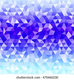 blue crystal polygonal background. vector illustration. for design your presentation, brochure, wallpaper