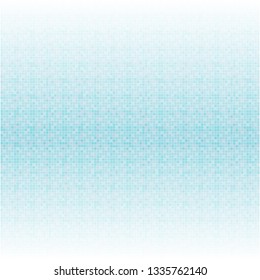 blue cuboid mosaic