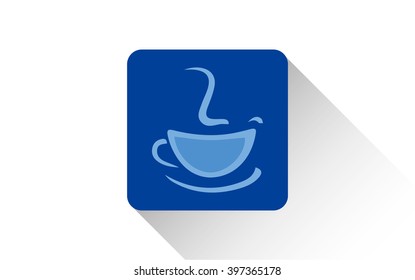 blue cup icon