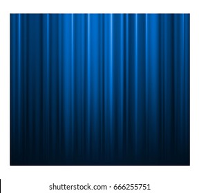 Blue Curtain Background