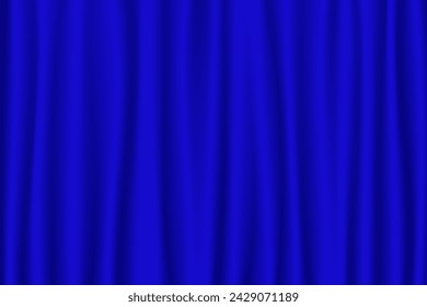 A blue curtain background that can be used for awards