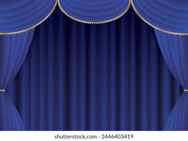 blue curtains
Blue curtain stage horizontal