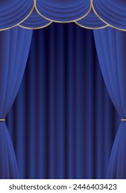 blue curtains
Blue curtain stage vertical