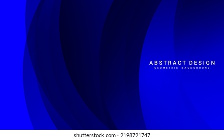 Blue curve abstract background. Can be used in cover design, book design, banner, poster, advertising. 
