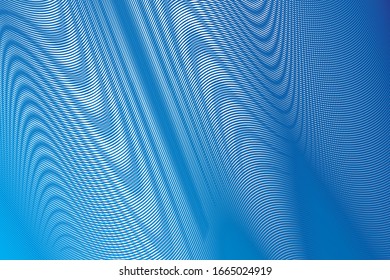Blue curve abstract background design