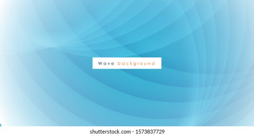 Blue curve abstract background vector illustration