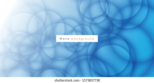 Blue curve abstract background vector illustration