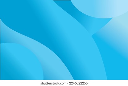 Ilustración del vector de fondo abstracto de la curva azul. fondo abstracto azul.