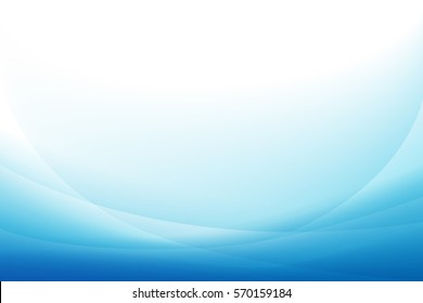 Blue curve abstract background vector illustration 