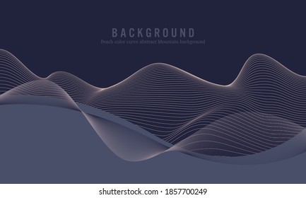 Blaue Kurve abstrakter Hintergrund	