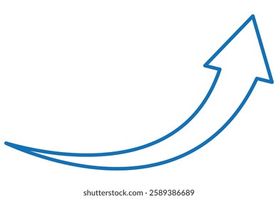 
Blue curve arrows set. Curved arrows. Arrow sign. Curved arrow pointing. arrow icon for your web site design, logo, app, UI. arrow indicated the direction. Vector illustrator 888