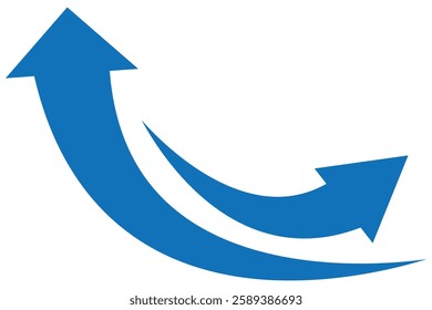 
Blue curve arrows set. Curved arrows. Arrow sign. Curved arrow pointing. arrow icon for your web site design, logo, app, UI. arrow indicated the direction. Vector illustrator 888