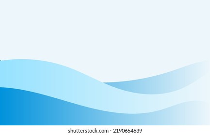 Blue curve background. Simple blue curve background for business. Applicable for Presentation, Covers, Placards, Posters and Banner	