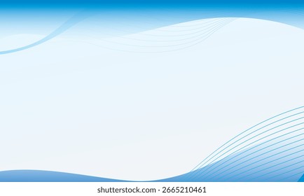 Fundo de curva azul suave bonito moderno