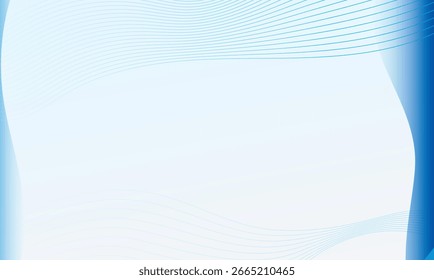 Fondo de curva azul suave hermoso moderno