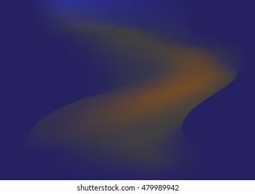Blue with curve color gradient abstract background