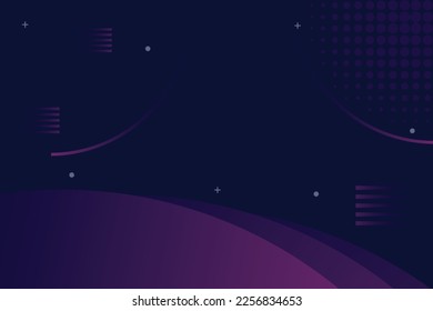 Blue curve with gradient background design