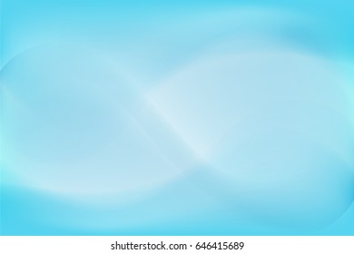 Blue curve smooth abstract background. chill out feeling