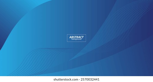 Blue curved background. Abstract paper cut. Abstract pattern line wave. Colorful geometric background. Wavy paper cut. Eps10 vector illustration