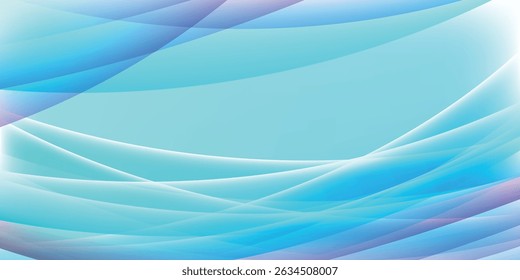 Blue Curved Japanese Pattern Background