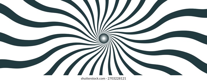Ilustração de vetor de fundo de luz curva azul
