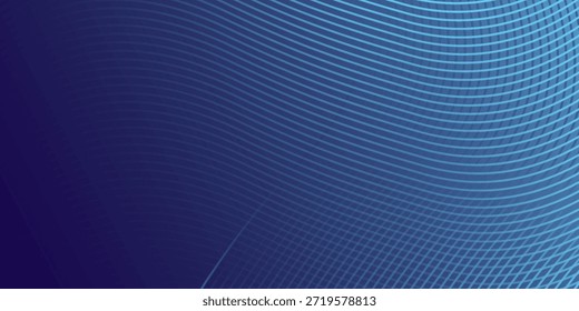 Fondo de líneas curvas azules, color degradado, Formas suaves, textura digital, se puede utilizar para presentaciones de tecnología, diseño o negocios modernos para un atractivo visual impactante 183
